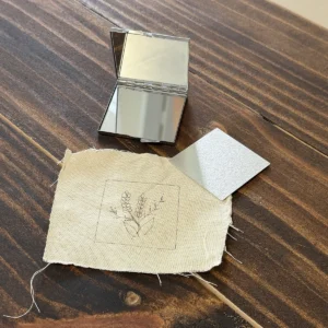 Kit Espelho de Bolsa para Bordar